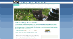 Desktop Screenshot of pawsandwhiskers.us